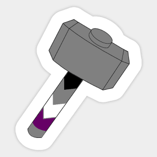 Asexual Thor Pride Sticker